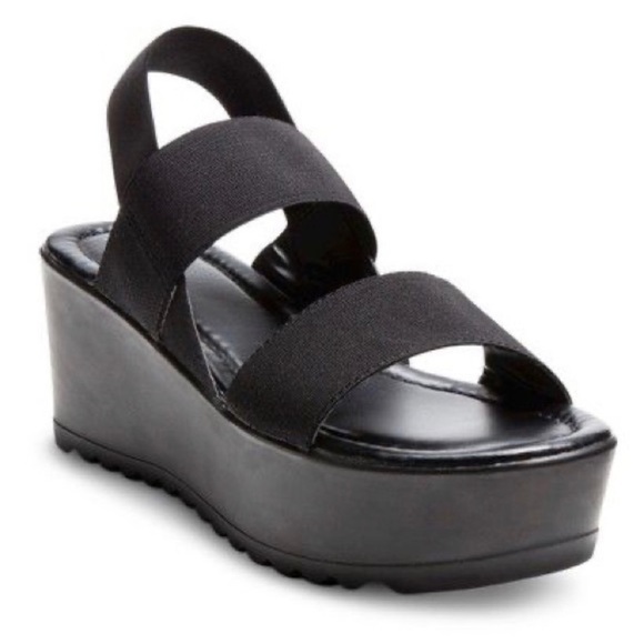 Mossimo strappy black wedges - Picture 1 of 7